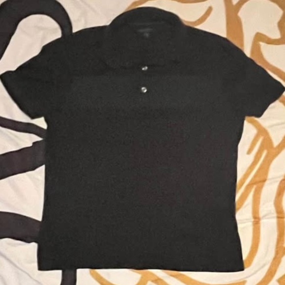 Banana Republic Short Sleeve Golf Polo Shirt. Medium. Navy. - Picture 1 of 3